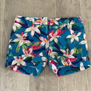Express tropical fun floral shorts
